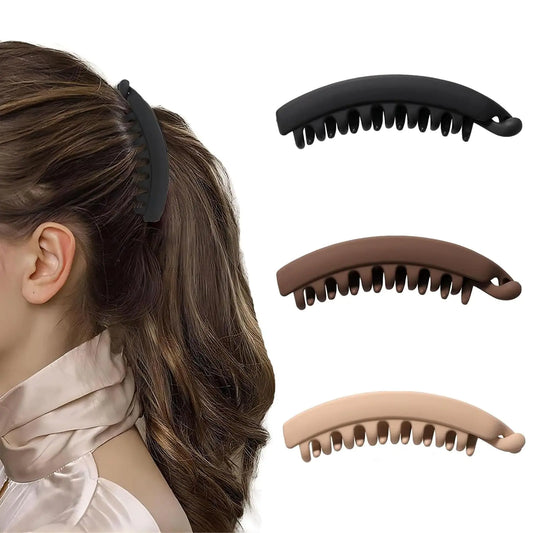 Banana Hair Clips for Women 4.75 Large Claw Banana Clips for Thick Hair Cute Accessories 3pack