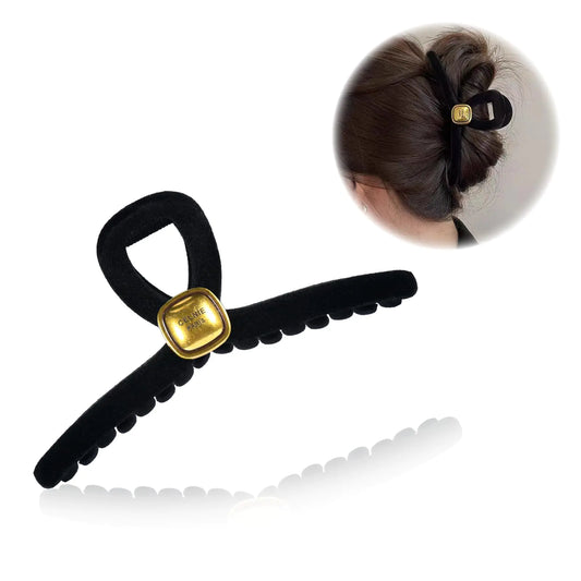 Sluxa Hair clips for thick hair，Luxury velvet Large claw clips for thick hair Fashion hair accessories for women girls. 4.7 Inch. #4